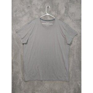 Duluth Trading Shirt Mens 2XL Gray Armachillo Short Sleeve Crew Neck Cooling